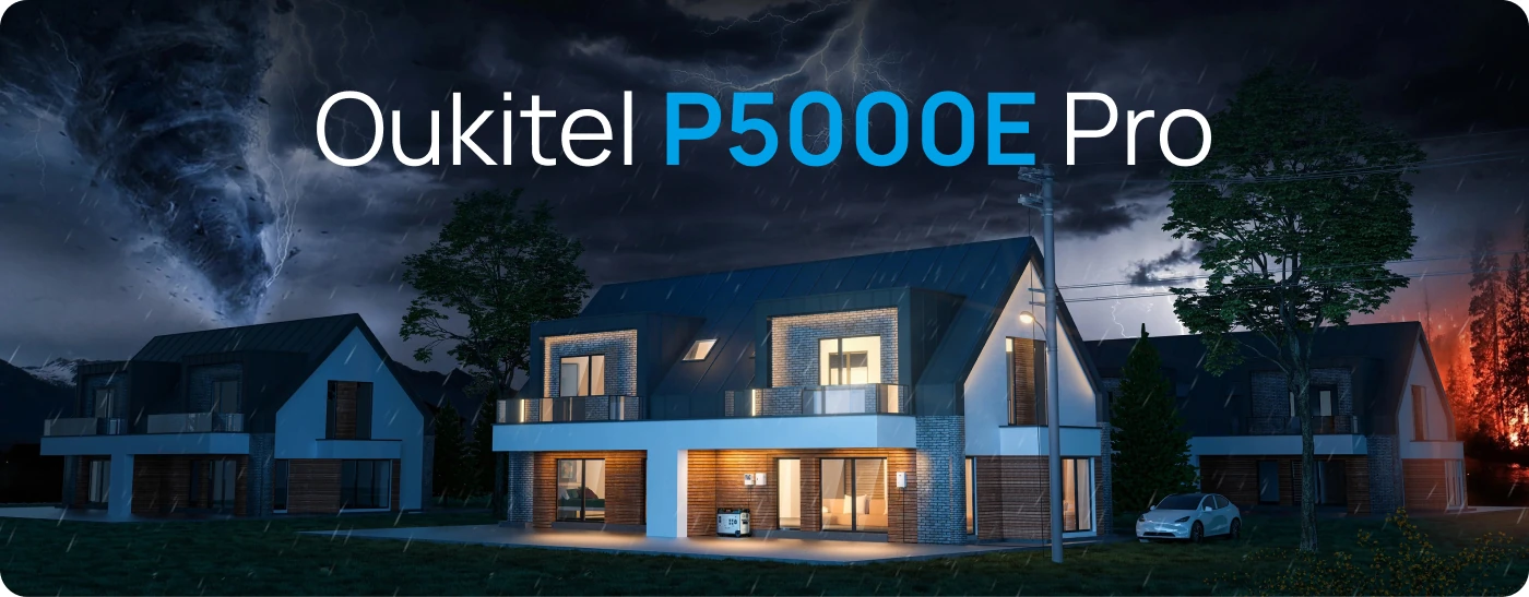 Портативная зарядная станция OUKITEL P5000E Pro 4000W 5120Wh - 1